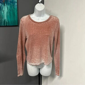 Women’s XS Burnout‎ Bella Elena Sheer Cropped Top Grunge Gothic Cyberpunk Emo